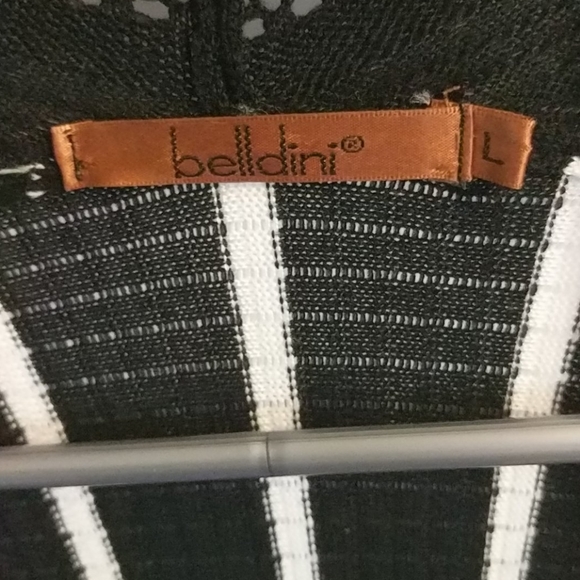 Belldini Black & White Womens Cardigan - Picture 3 of 3